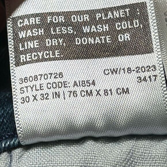 Levi’s 512 Mens Slim Taper Jeans Denim size W30 x L26 ALTERED Style A1854 - Picture 8 of 8